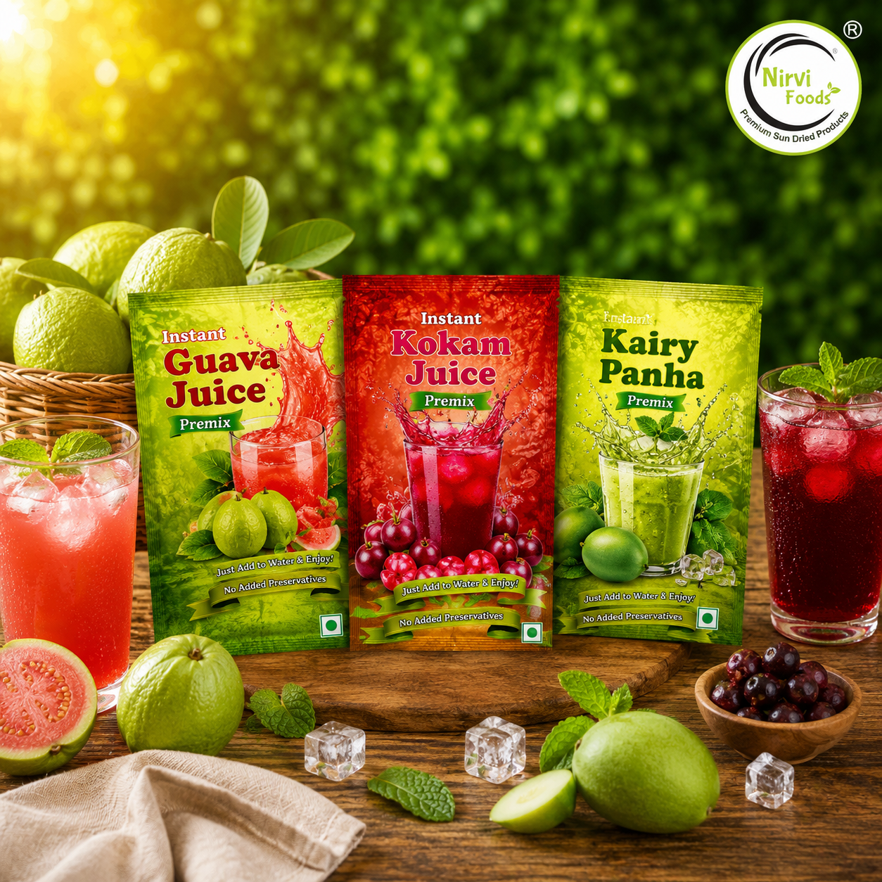 Nirvi Food's Premium Pocket Refresh Combo (Pack of 15 - 20gm each)