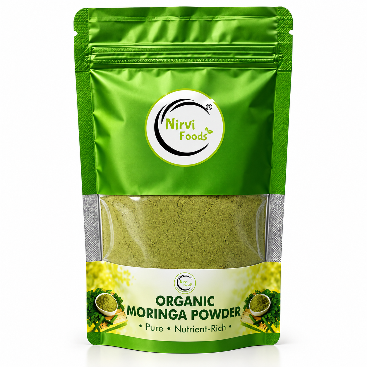 Premium Sun-Dried Moringa Powder/ Leaves(100gm) - Image 2