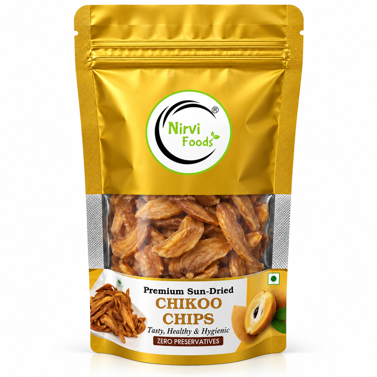 Premium Sun-Dried Chickoo (100gm) - Image 2